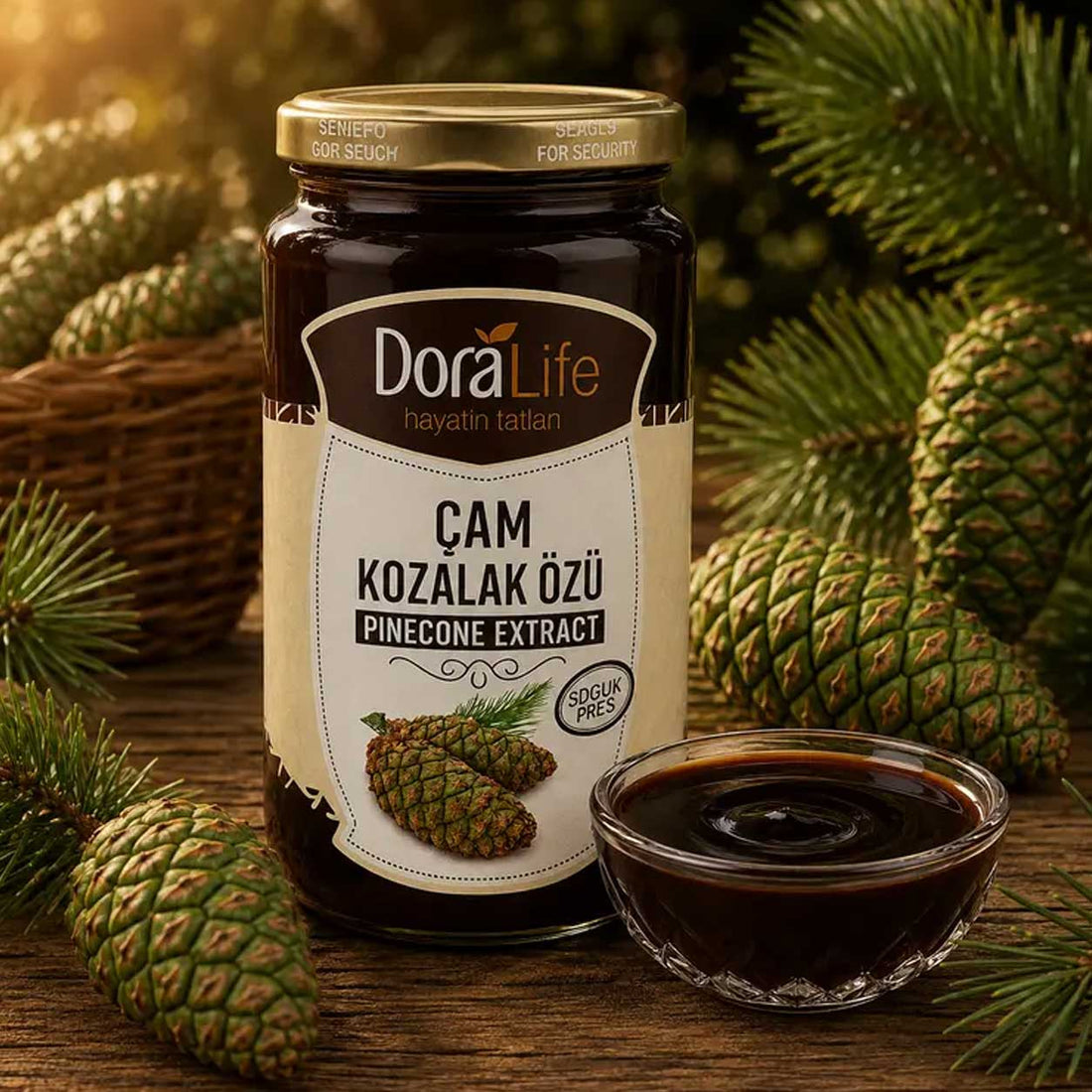 DoraLife Çam Kozalağı Şurubu – 640 g