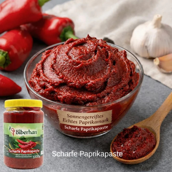 Gaziantep Acı Biber Salçası  (Güneşte Kurutulmuş)  1 kg