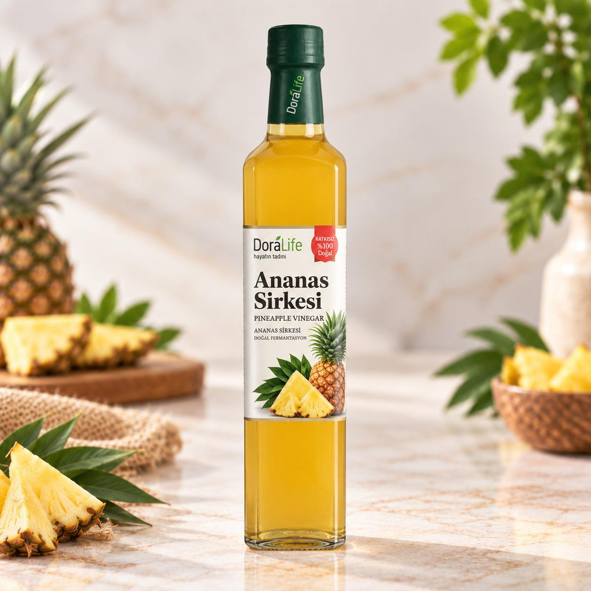 Doğal Ananas Sirkesi (500 ml)