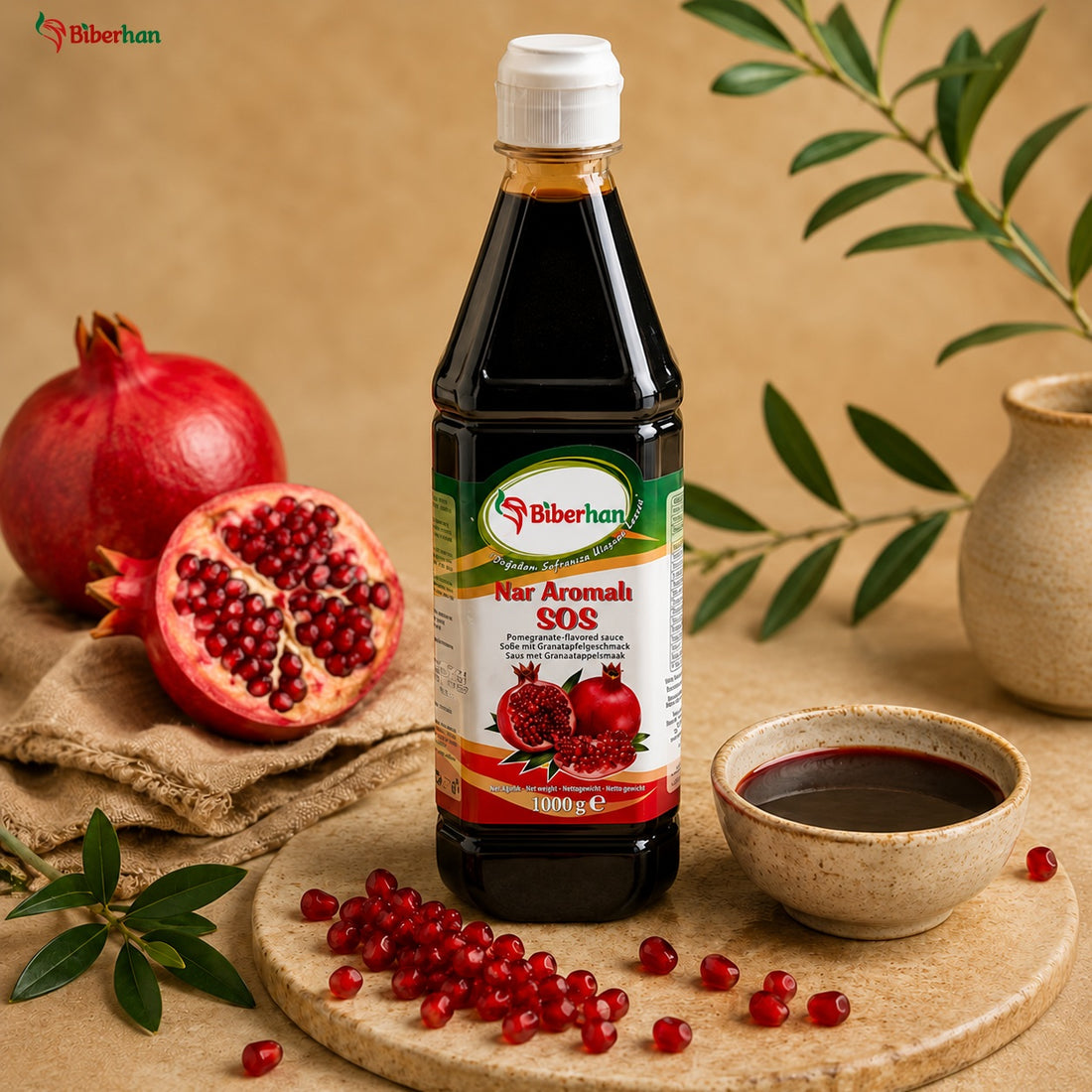 Biberhan Nar Aromalı Sos 1000 gr.