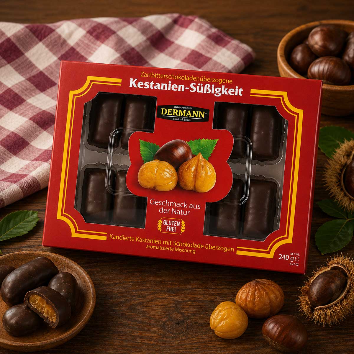 Çikolatalı Kestane Şekeri 240 g