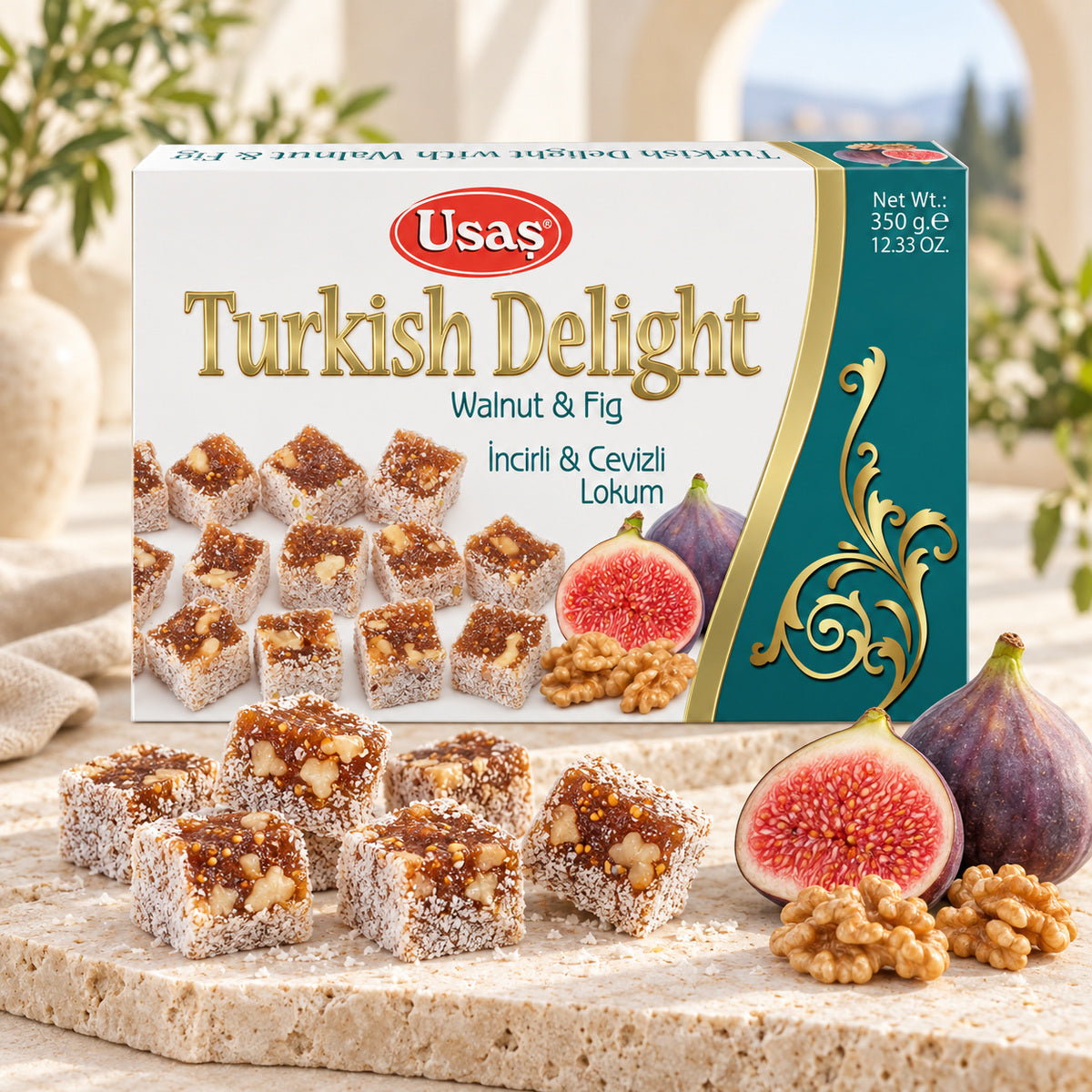 İncirli Cevizli Lokum 350 gr.