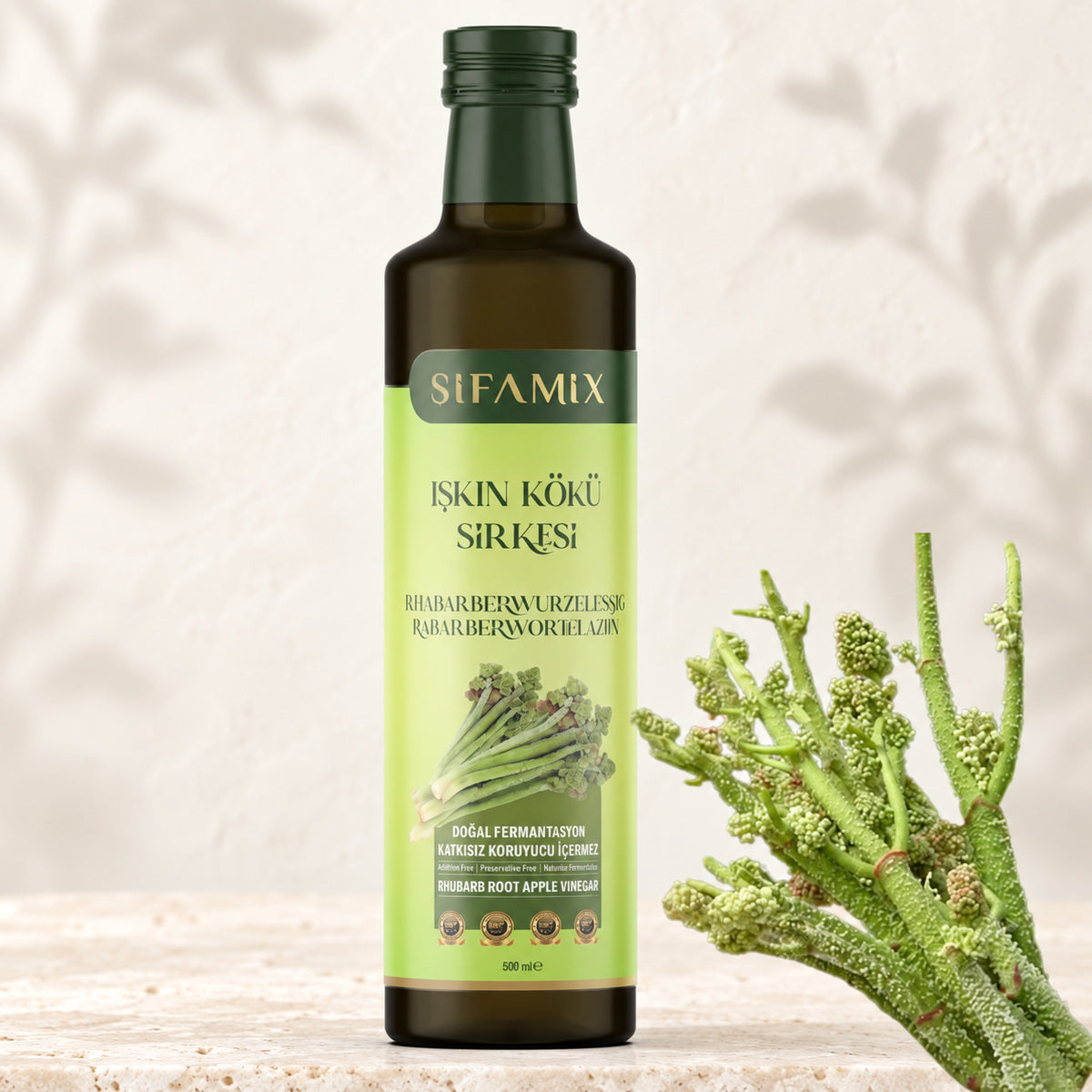 Şifamix 500 ml Işkın kökü sirkesi 500 ml.
