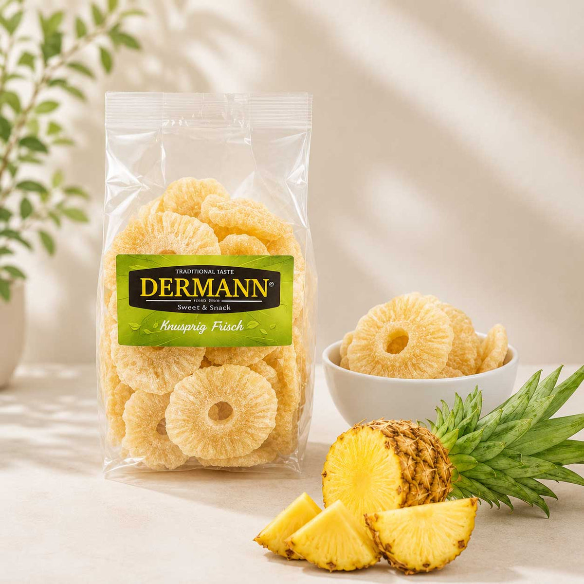 Ananas Dilim Kurutulmuş Şekersiz 400 gr.