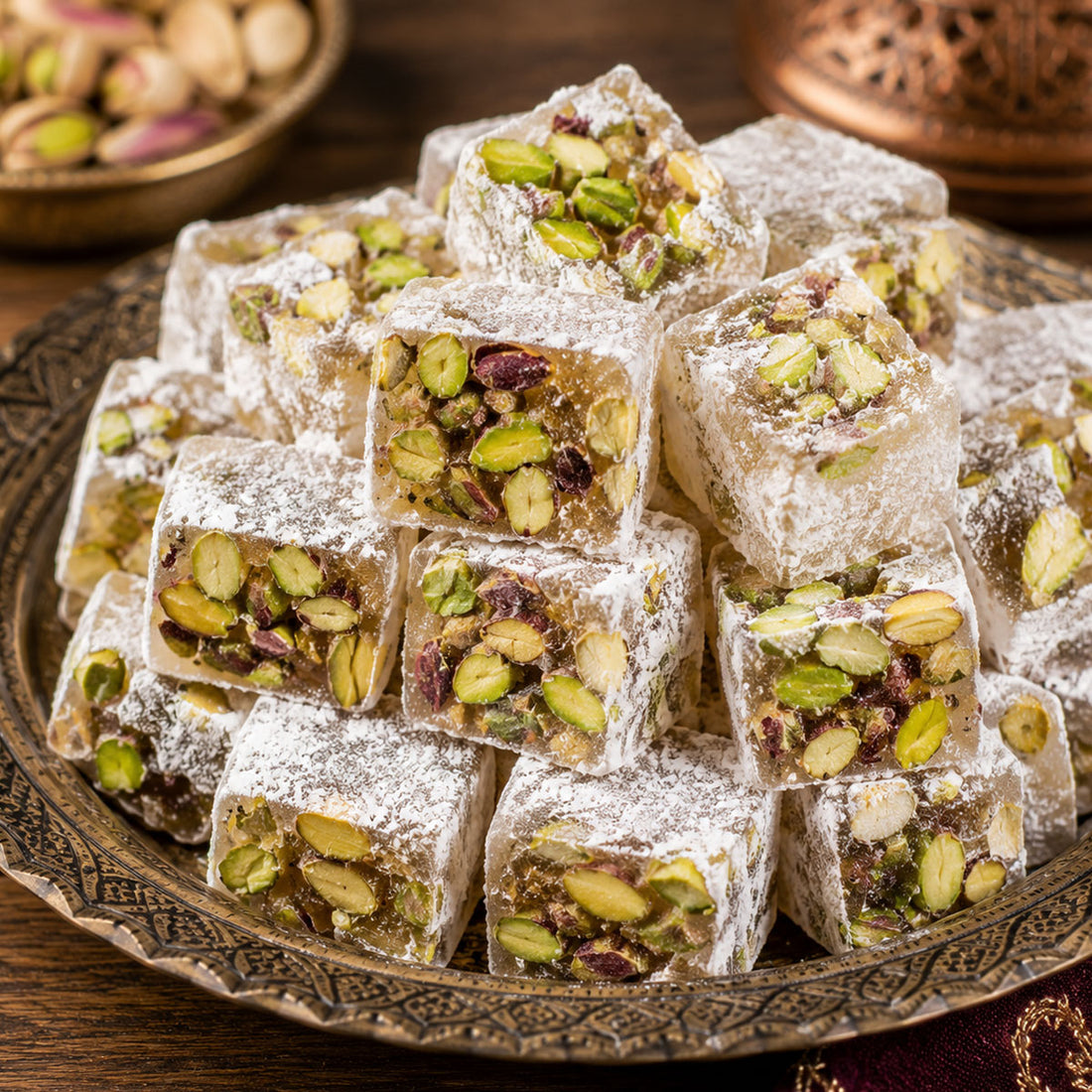 Duble Fıstıklı Lokum  350 gr.