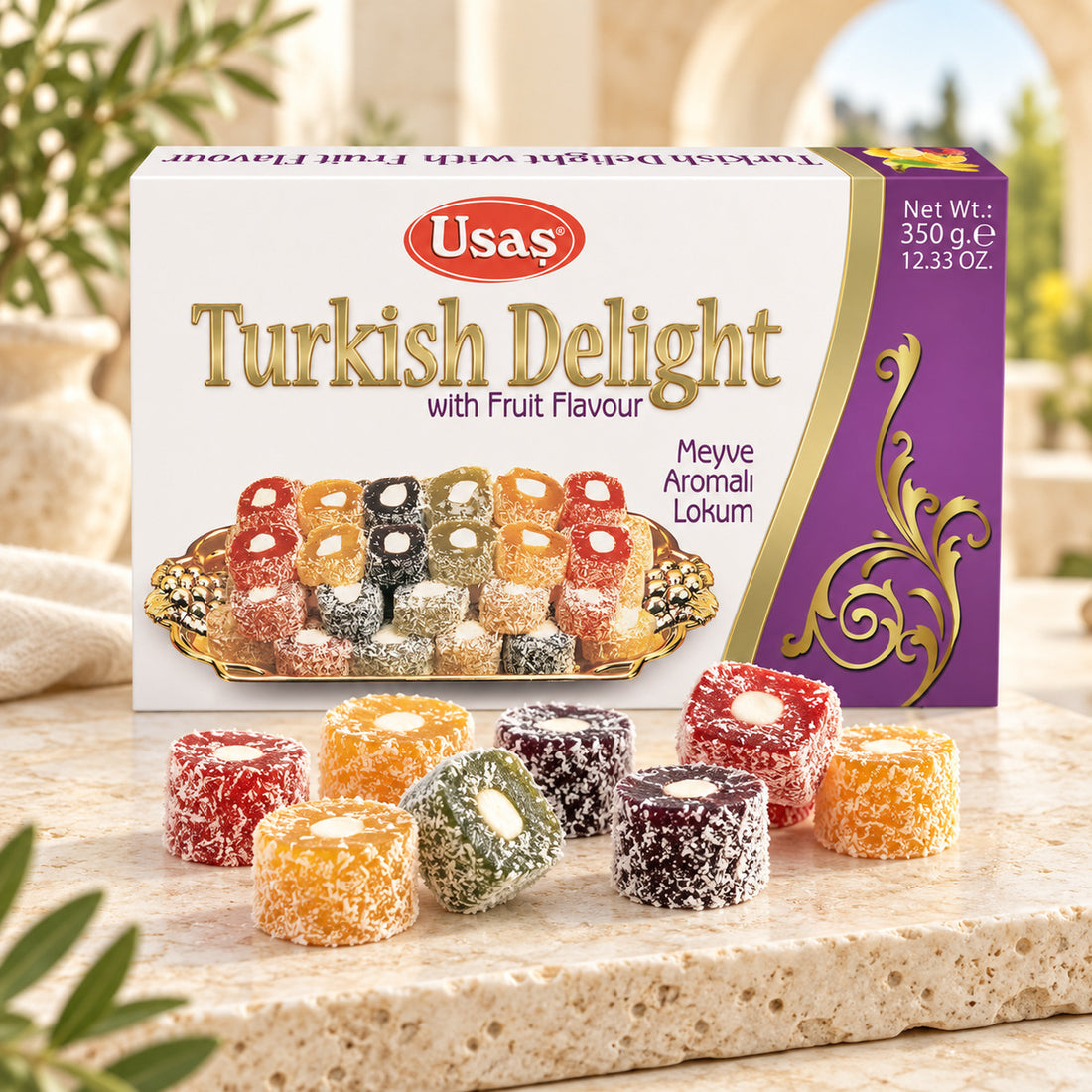 Meyve Aromalı Lokum 350 gr.