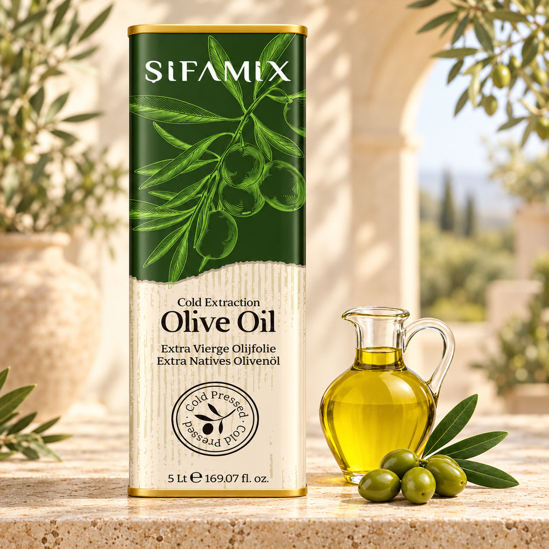 Şifamix Girit Sızma Zeytinyağı 5 L